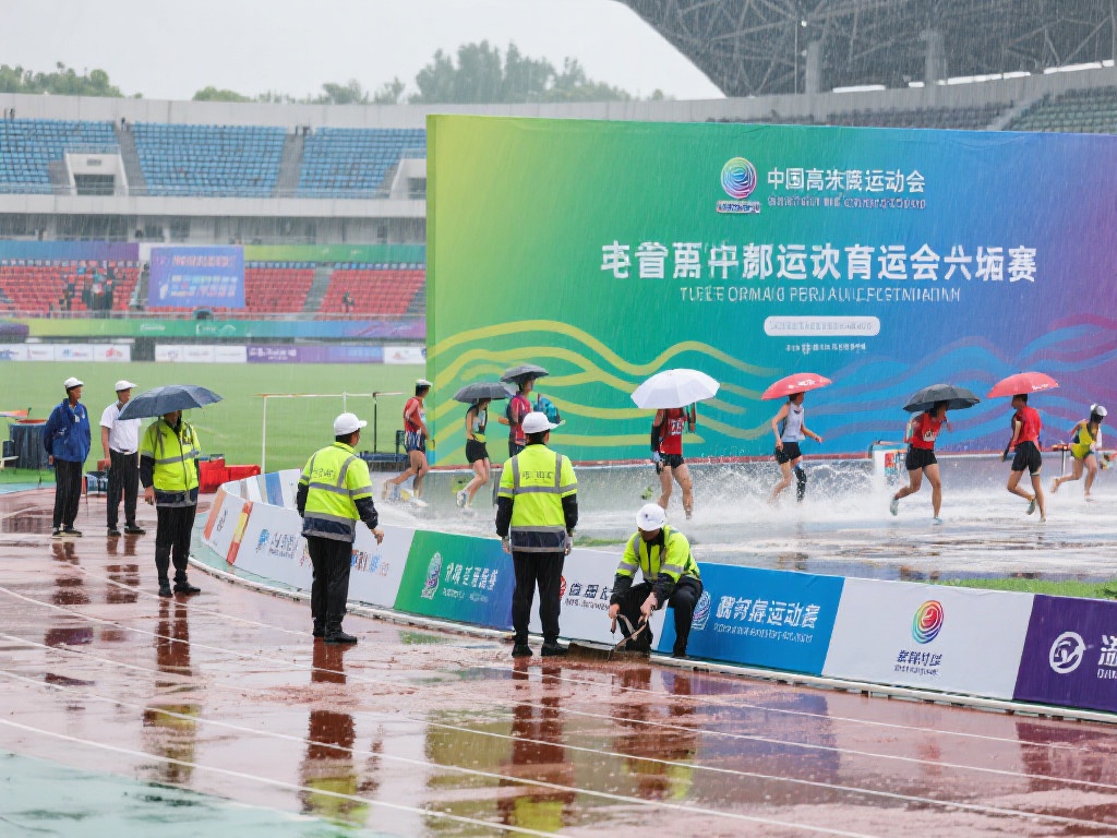 第十五届全运会网球资格赛单项赛事冒雨落幕 不可否认,雨天对赛事组织和选手都带来了不